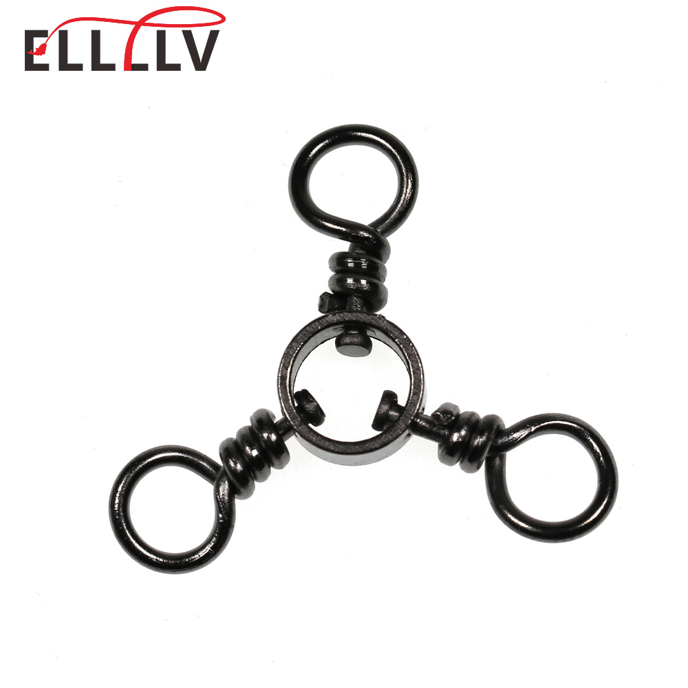 Fishing Lure Accessories - Elllv 10 قطعة/الحقيبة #8 - 3/0
