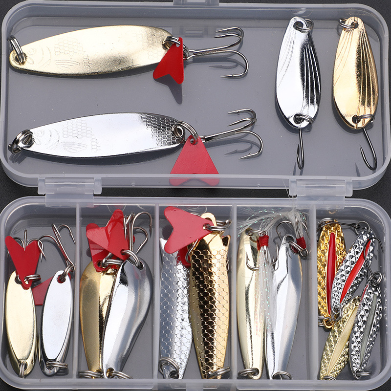 Fishing Lure Spinnerbait - طقم طُعم صيد السمك 16 قطعة،