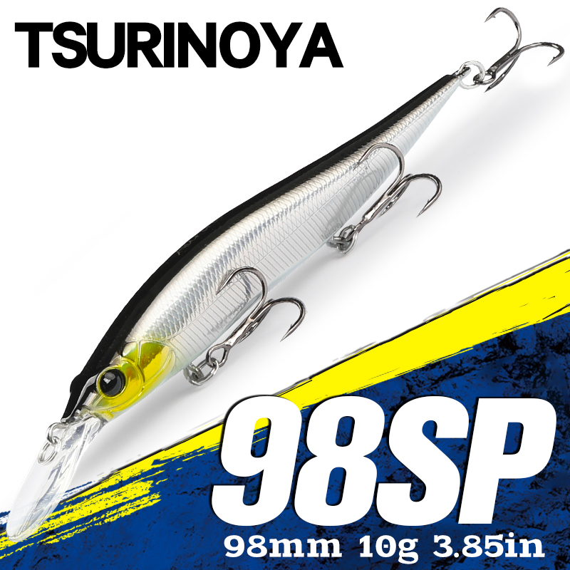 Fishing Lure Jerkbait - TSURINOYA تعليق البلمة Jerkbait AURORA 98SP