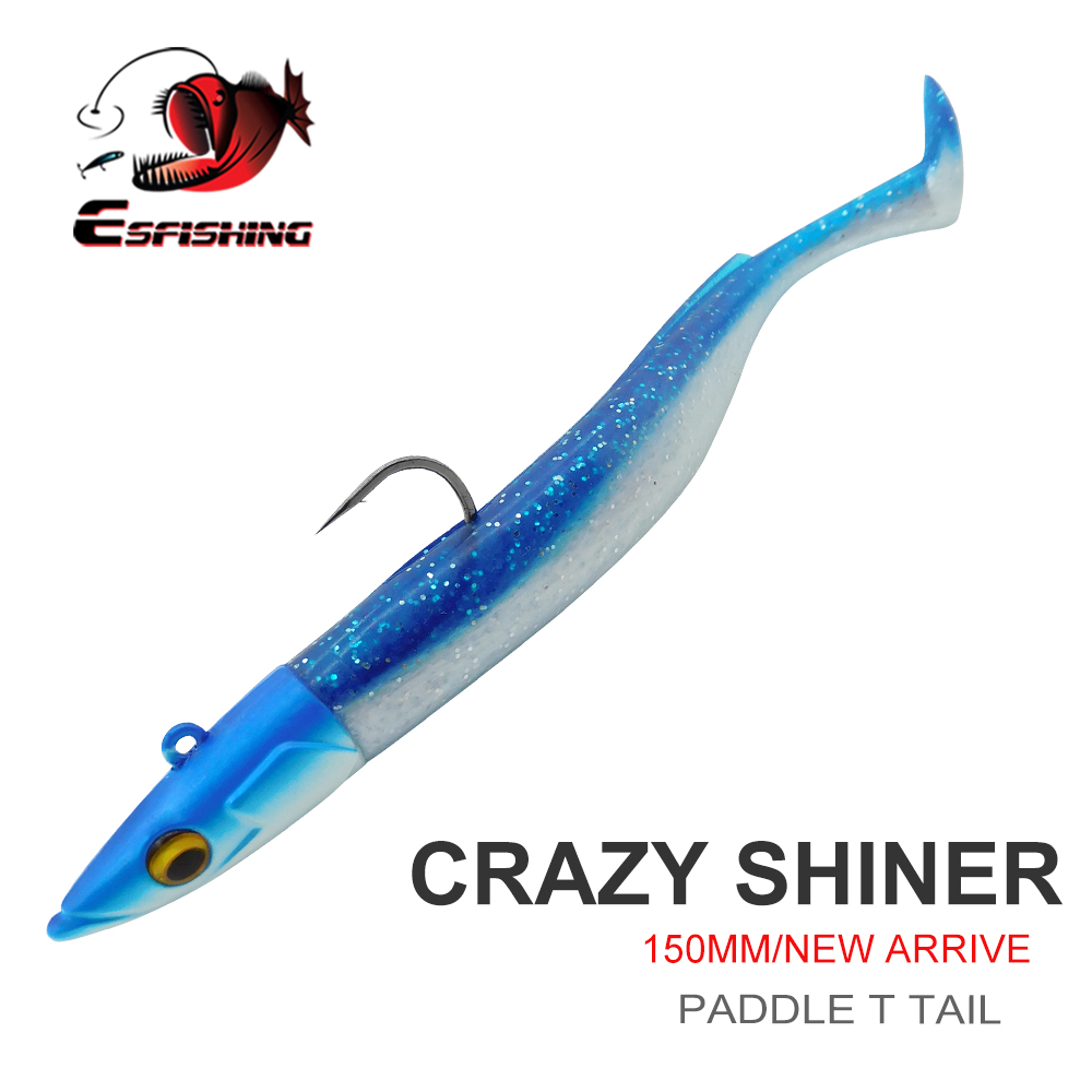 Fishing Lure Spinnerbait - ESFISHING طعم صيد ناعم، طعم سباحة
