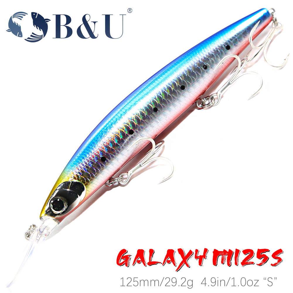 Fishing Lure Jerkbait - B & U 125 مللي متر