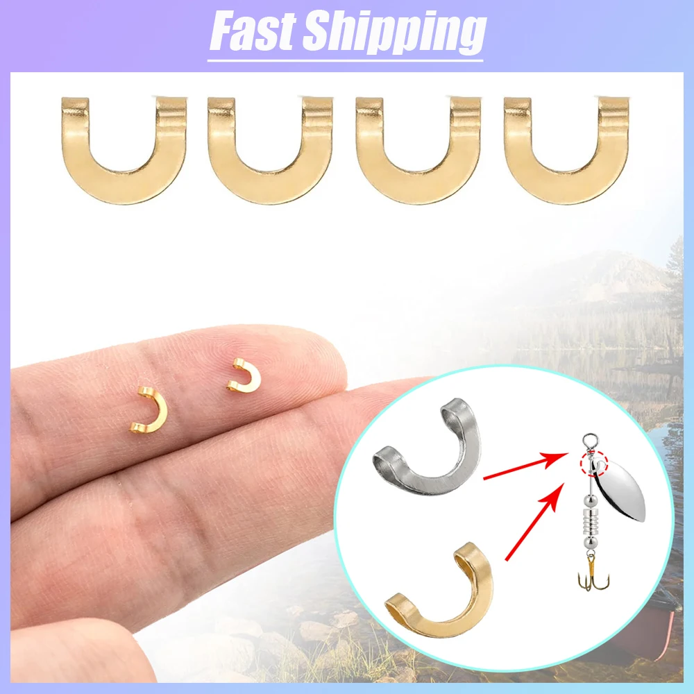 Fishing Lure Spinnerbait - 100 قطعة الصيد U على شكل