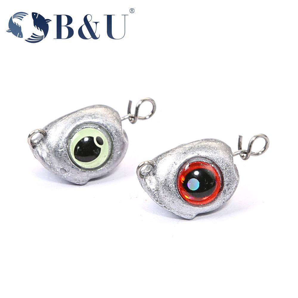 Fishing Lure Jig - B&U رأس جيغ سوينغ تشيبوراشكا، أوزان