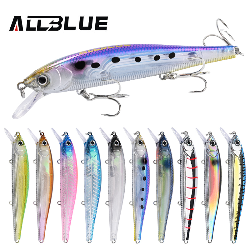 ALLBLUE طعم صيد صناعي ثلاثي ال - مراجعة Fishing Lure Jerkbait وسعره
