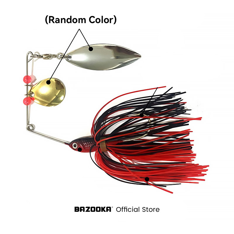 بازوكا 15 جرام 18 جرام سبينيرب - مراجعة Fishing Lure Spinnerbait وسعره