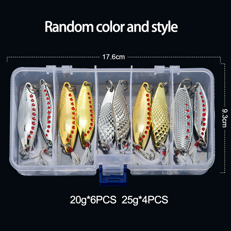 ملعقة معدنية سبينر الصيد إغراء - مراجعة Fishing Lure Spinnerbait وسعره