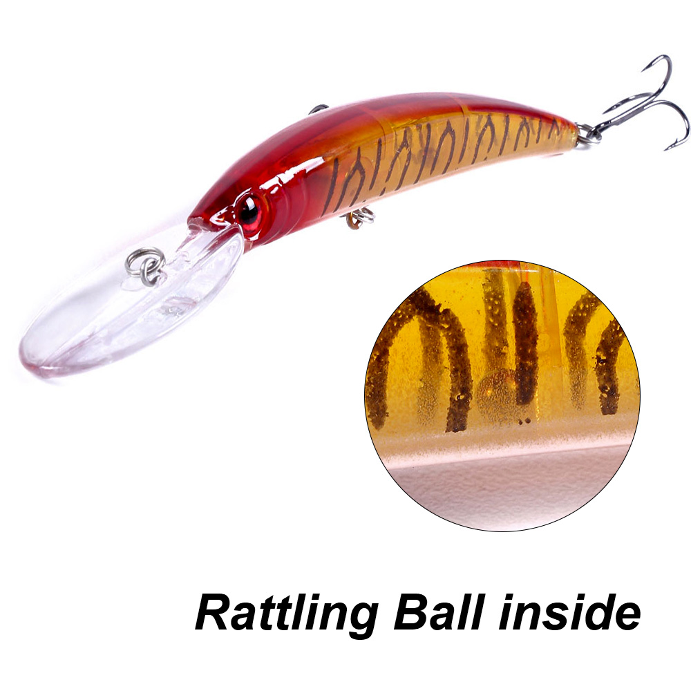 1 قطعة 15 سنتيمتر 15 جرام الغو - مراجعة Fishing Lure Jerkbait وسعره