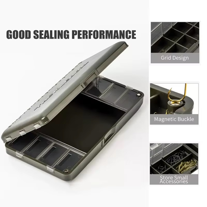 صندوق معالجة PVC صلب بسعة كبير - مراجعة Fishing Lure Box وسعره