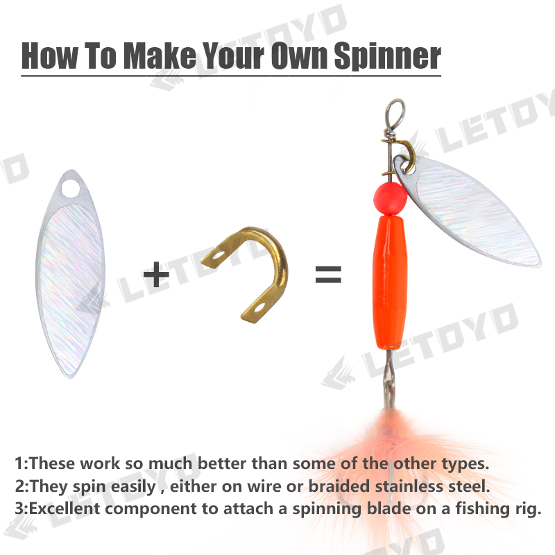 كليفر مطوي على شكل حرف U للملع - مراجعة Fishing Lure Spinnerbait وسعره