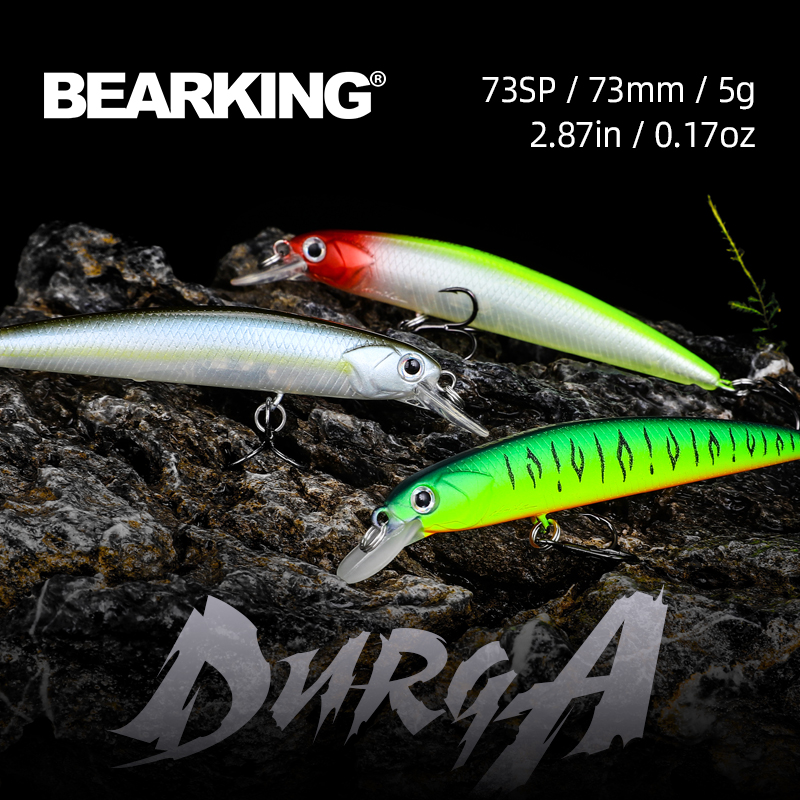 Bearking نموذج جديد 73 مللي مت - مراجعة Fishing Lure Crankbait وسعره