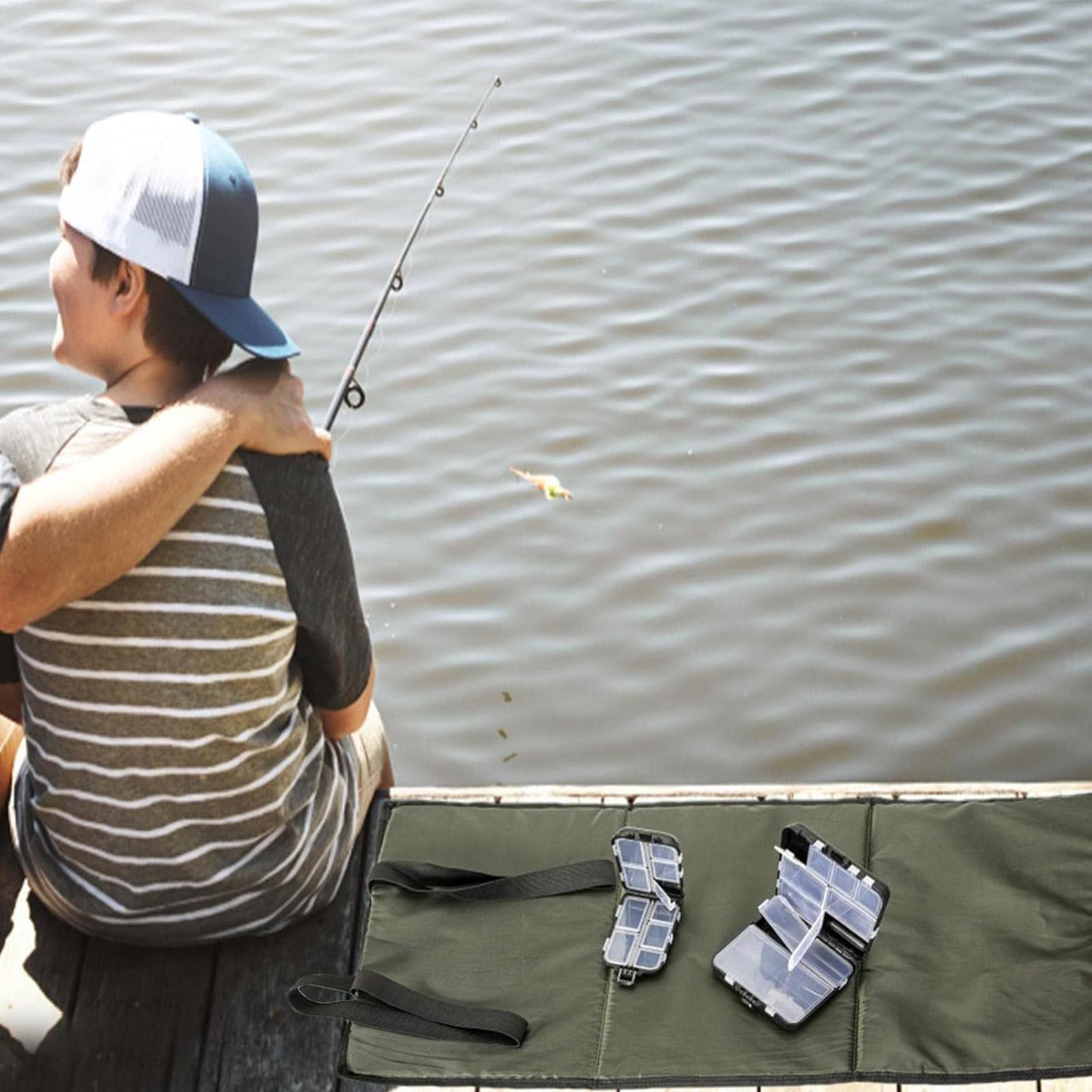 بساط قابل للطي لفك الصيد، وساد - مراجعة Fishing Lure Accessories وسعره