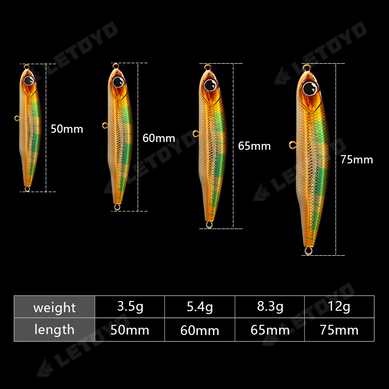 LETOYO غرق قلم رصاص 17 جرام 12 - مراجعة Fishing Lure Spinnerbait وسعره