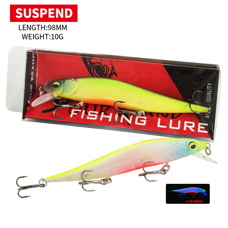طعم صيد سمك الباس البحري AUROR - مراجعة Fishing Lure Jerkbait وسعره