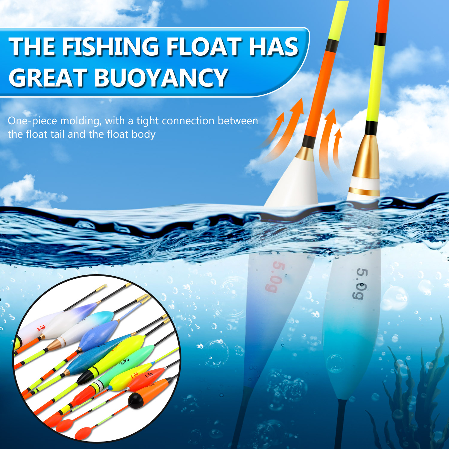 إيفا الصيد تعويم مجموعة 10 قطع - مراجعة Fishing Lure Topwater وسعره