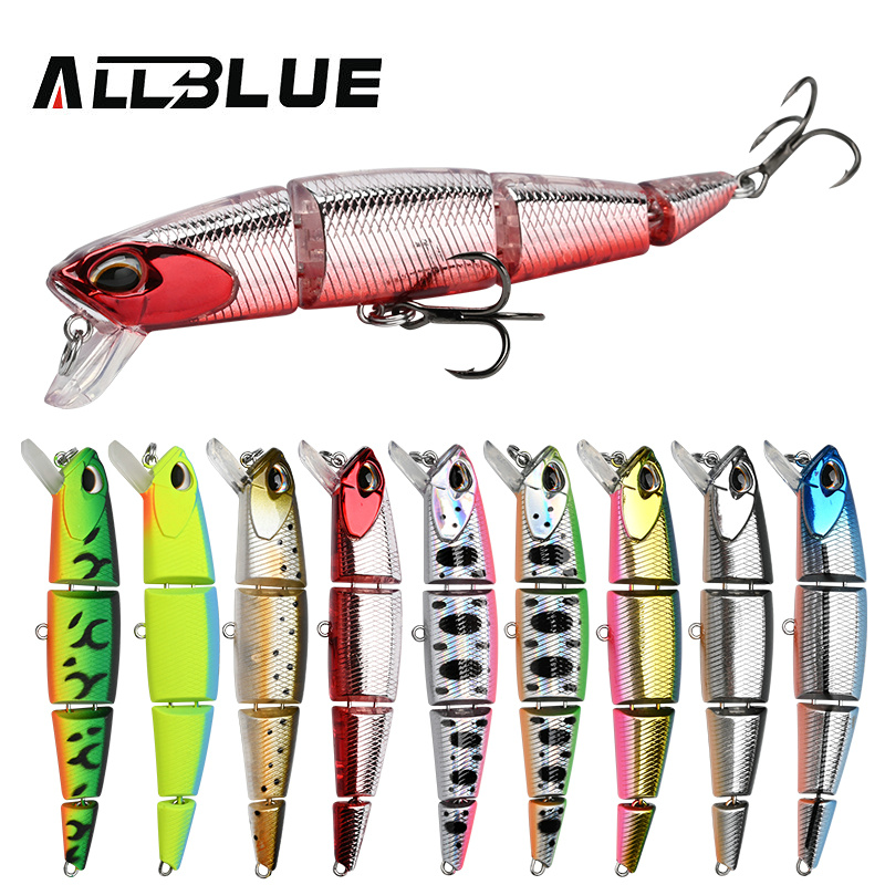 ALLBLUE المهنية صوتها سويم 70  - مراجعة Fishing Lure Jerkbait وسعره